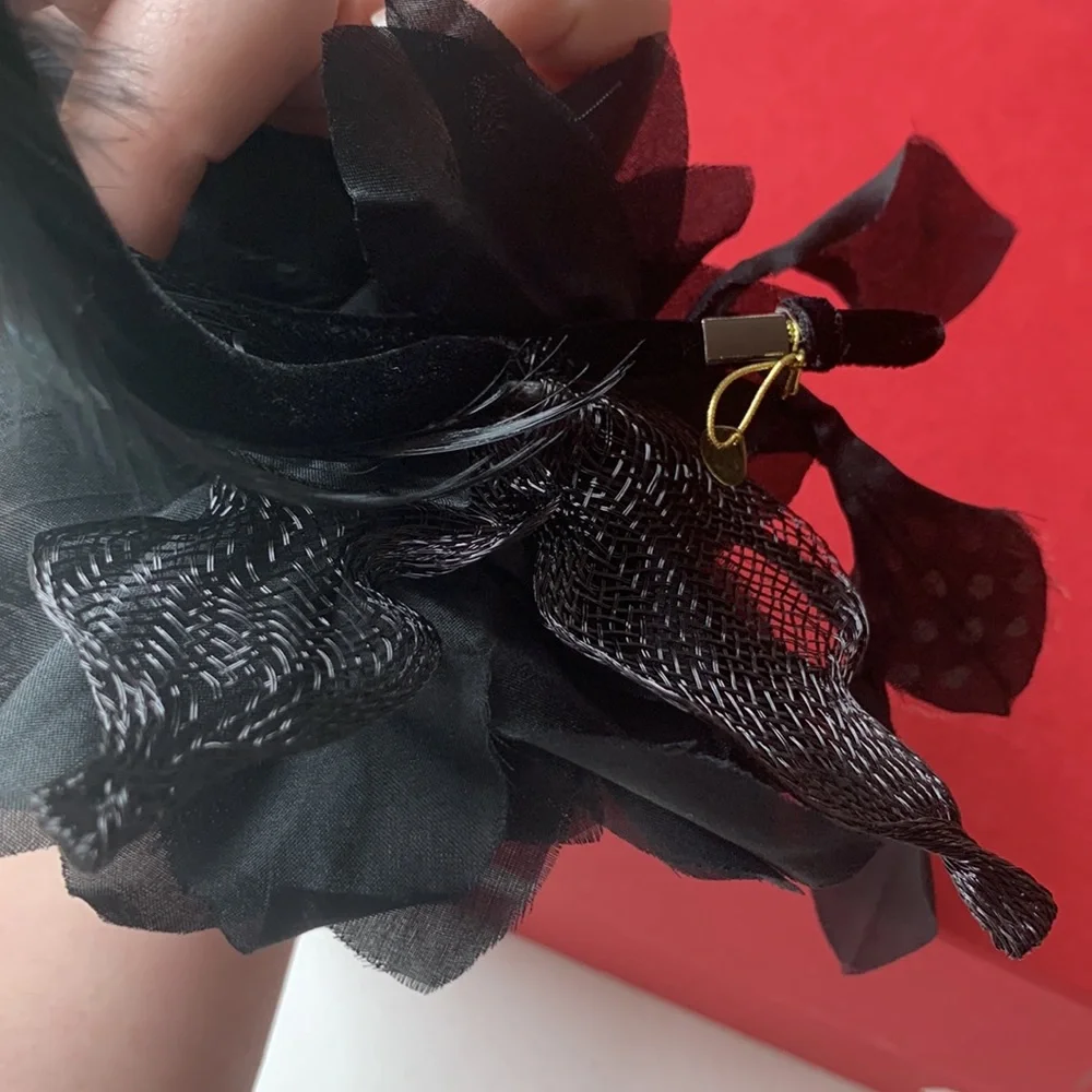 Colette Malouf Black Swan Headband